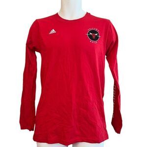Adidas Youth Boys Kids XL 18 20 Chicago Bulls Long Sleeve T Shirt NBA NWT